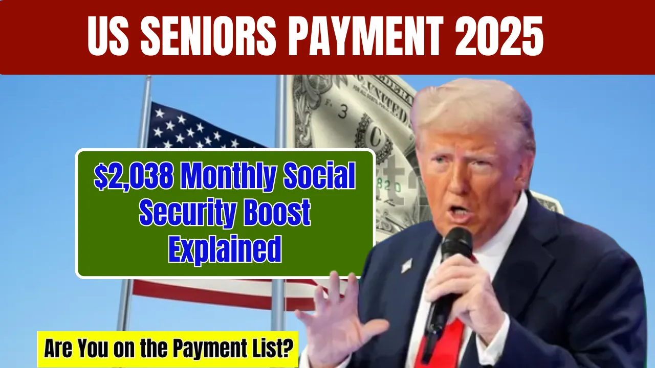 US Seniors Payment 2025 – $2,038 Monthly Social Security Boost Explained