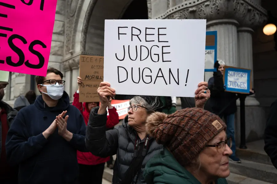 Federal Obstruction Case Against Judge Dugan Hits Delay, Her Career in Limbo