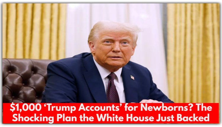 $1,000 ‘Trump Accounts’ for Newborns? The Shocking Plan the White House Just Backed