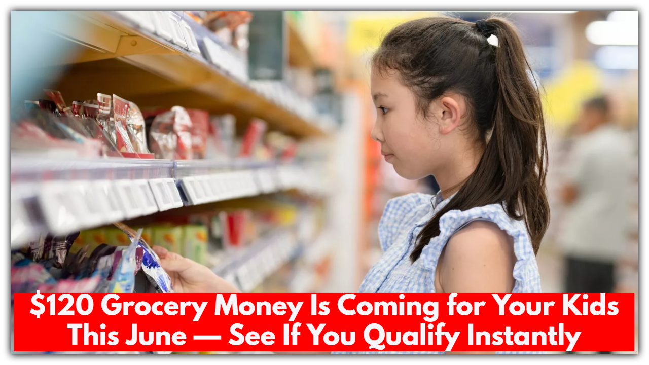 $120 Grocery Money Is Coming for Your Kids This June — See If You Qualify Instantly
