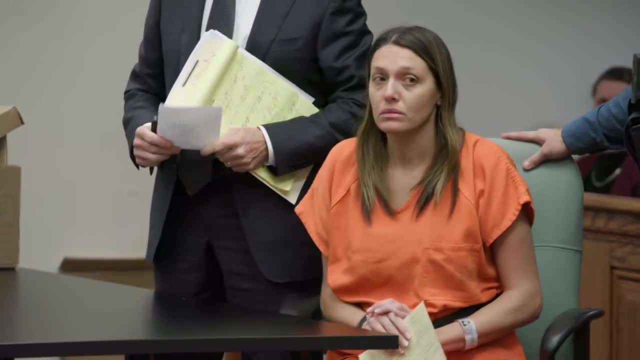 Mugshot of New Jersey teacher Laura Caron after sexual assault indictment