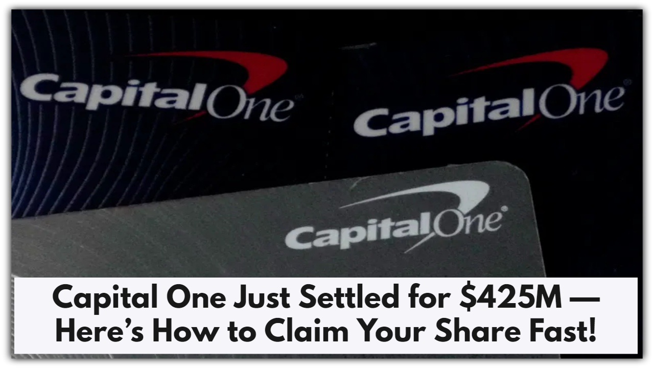 Capital One Just Settled for $425M — Here’s How to Claim Your Share Fast!