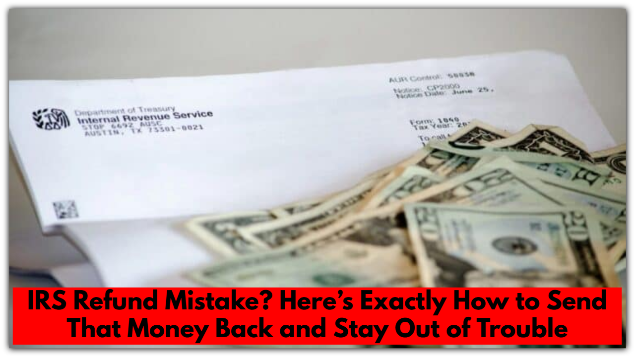 IRS Refund Mistake? Here’s Exactly How to Send That Money Back and Stay Out of Trouble