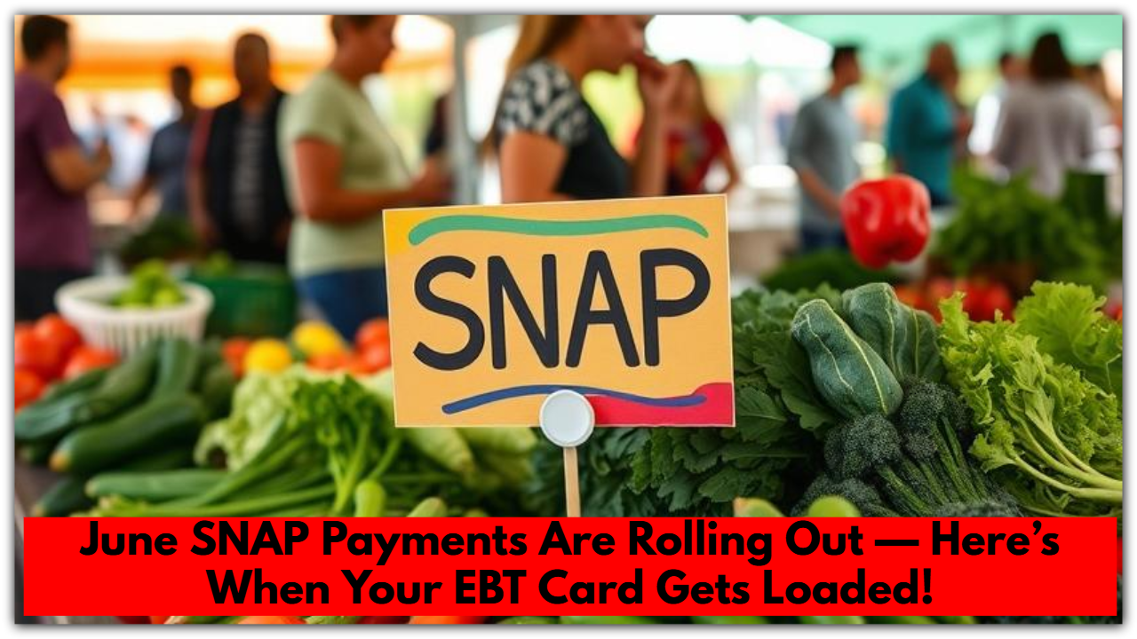 June SNAP Payments Are Rolling Out — Here’s When Your EBT Card Gets Loaded!