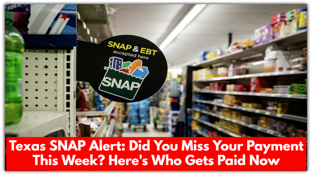 Texas SNAP Alert: Did You Miss Your Payment This Week? Here's Who Gets Paid Now