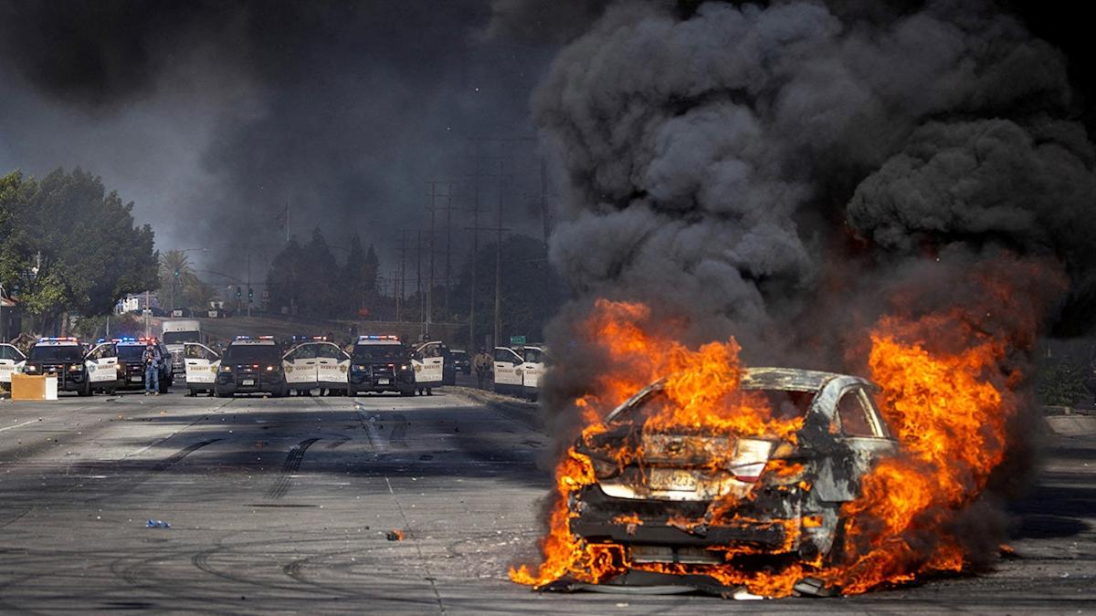Newsom Compares LA ICE Riots to Eagles’ Super Bowl Mayhem—Shocking Shift!