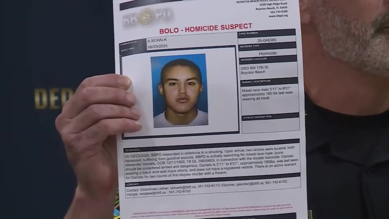 Suspect in Boynton Beach Double Homicide Found Dead