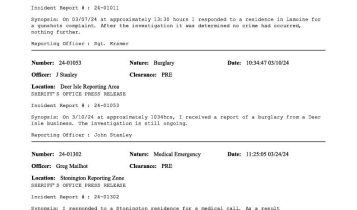 Flagler County Sheriff's Incident Report #25-71293 – obtained by Newsbreak Investigates