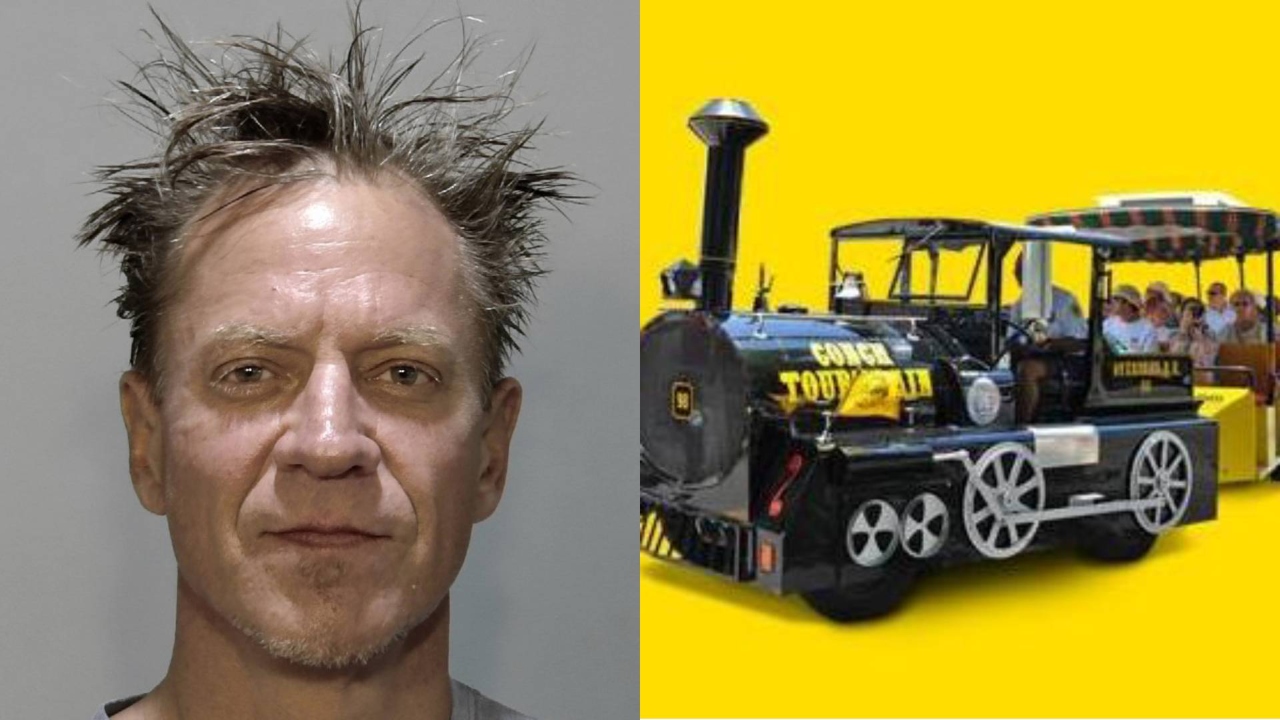 Meth-Fueled Madness: Florida Man Steals St. Augustine (32084) Tour Train, Picks Up Passengers – LIVE UPDATES