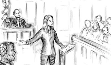 @CourtSketches – Taken during afternoon session