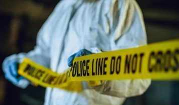 @LocalWitness – Taken at 6:30 PM, police sealing alley crime scene
