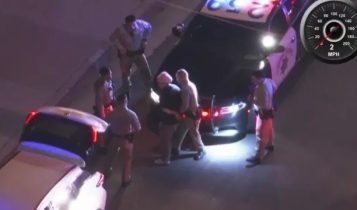@LuisMartinez – Taken 6:40 PM on Vermont Ave, police in pursuit of stolen car