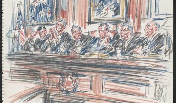 @CourtArtNY – Taken during conviction hearing at Queens Supreme Court